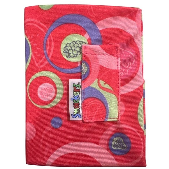Vintage Bonne Bell Lip Smacker Red Fruit Stretch Book Cover 8" x 7"+ & Pocket - Picture 1 of 3